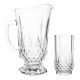 Jogo de Jarra 1,25 Litros Com 6 Copos 260ml Diamante
